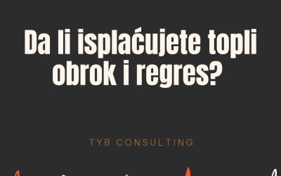 Da li plaćate topli obrok i regres?