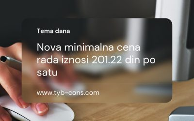 Minimalna cena rada i nove osnovice za obračun doprinosa u 2022. godini