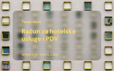 Račun za hotelske usluge i PDV