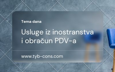 Usluge iz inostranstva i obračun PDV-a